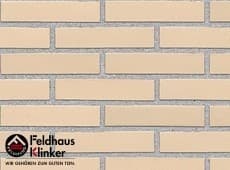 Клинкерная плитка фасадная (R100DF9) 100 perla liso Feldhaus Klinker 240x52/9 мм