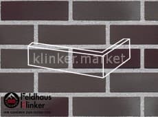 Клинкерная плитка угловая (W384NF14) 384 ferrum liso Feldhaus Klinker 240x115x71/14 мм