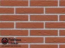 Клинкерная плитка фасадная (R440DF9) 440 carmesi senso Feldhaus Klinker 240x52/9 мм