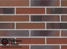 Клинкерная плитка фасадная (R560DF14) 560 carbona carmesi colori Feldhaus Klinker 240x52/14 мм