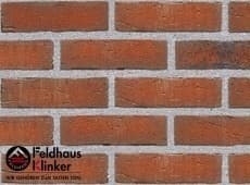 Клинкерная плитка фасадная (R687NF14) 687 sintra terracotta linguro Feldhaus Klinker 240x71/14 мм