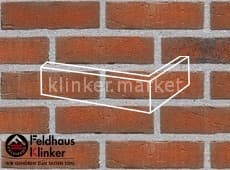 Клинкерная плитка угловая (W687WF17) 687 sintra terracotta linguro Feldhaus Klinker 210x115x52/17 мм