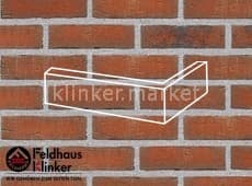 Клинкерная плитка угловая (W687WDF14) 687 sintra terracotta linguro Feldhaus Klinker 215x115x65/14 мм