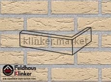 Клинкерная плитка угловая (W691NF11) 691 sintra perla Feldhaus Klinker 240x115x71/11 мм