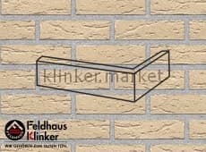 Клинкерная плитка угловая (W691WDF14) 691 sintra perla Feldhaus Klinker 215x115x65/14 мм