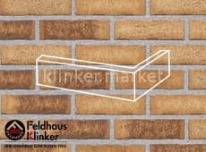 Клинкерная плитка угловая (W695WDF14) 695 sintra sabioso ocasa Feldhaus Klinker 215x115x65/14 мм