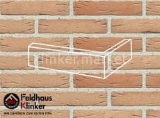 Клинкерная плитка угловая (W696DF17) 696 sintra crema duna Feldhaus Klinker 240x115x52/17 мм