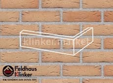 Клинкерная плитка угловая (W696WDF14) 696 sintra crema duna Feldhaus Klinker 215x115x65/14 мм