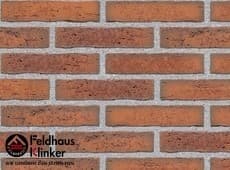 Клинкерная плитка фасадная (R767DF14) 767 vascu terracotta locata Feldhaus Klinker 240x52/14 мм