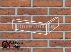 Клинкерная плитка угловая (W767DF14) 767 vascu terracotta locata Feldhaus Klinker 240x115x52/14 мм