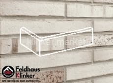 Клинкерная плитка угловая (W943DF14) 943 argo silex Feldhaus Klinker 240x115x52/14 мм